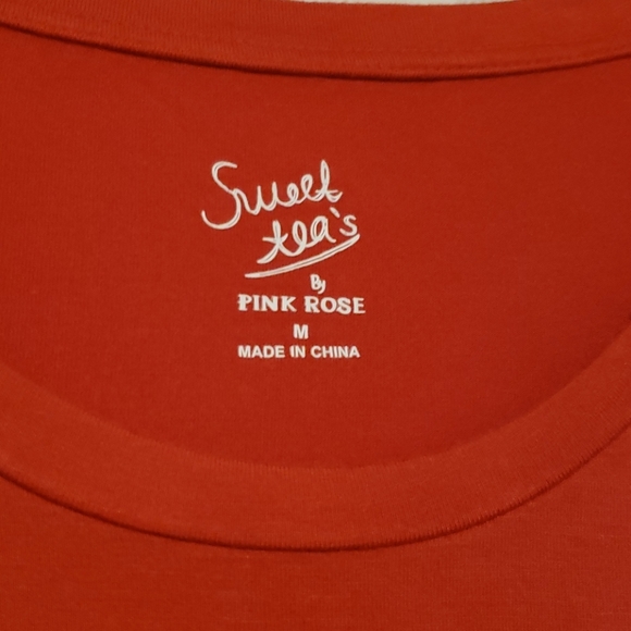 Asymmetrical burnt orange tunic - Picture 4 of 5